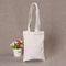 حقيبة تسوق قماش قطني مطبوع ، حقيبة مخصصة من القطن بتصميم شعار أبيض المزود