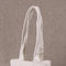 حقيبة تسوق قماش قطني مطبوع ، حقيبة مخصصة من القطن بتصميم شعار أبيض المزود